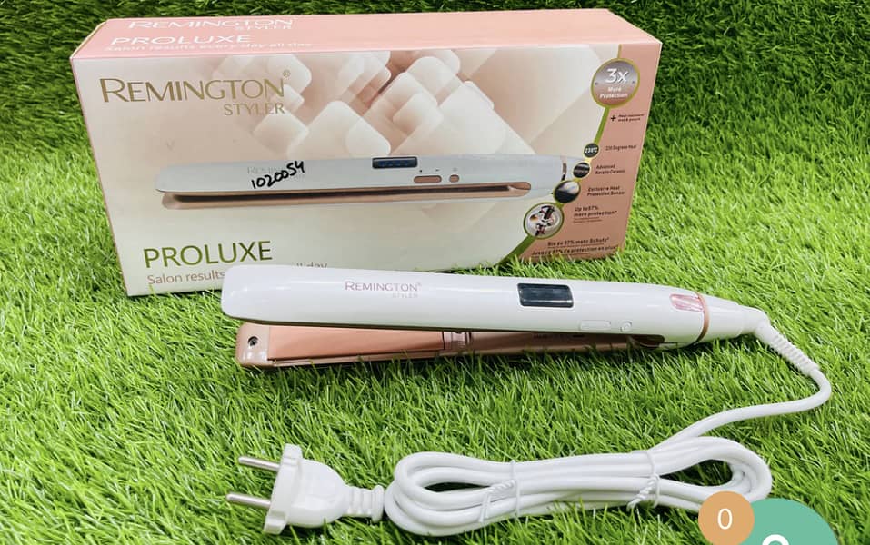Professional hair straightener with ceramic plates imported for ladies 1