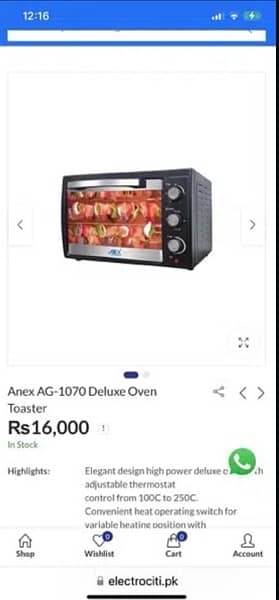 Deluxe oven toaster 7
