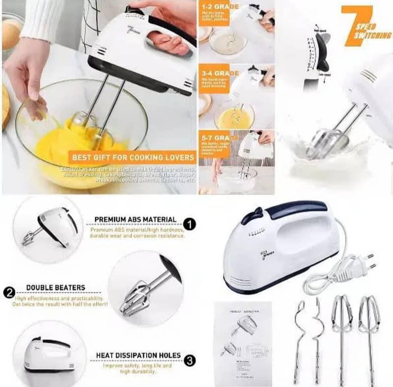 Hand Beater mixer juicer blender bottle pump kitchen Home office House 0