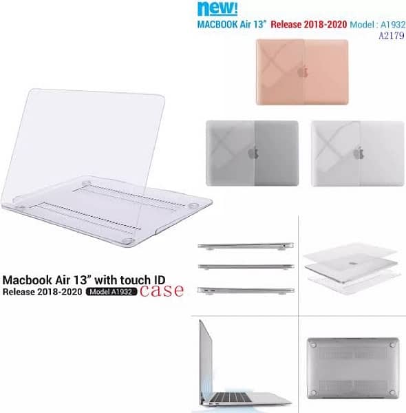 MacBook Air 13 Inch for A1369/A1466 Hard Shell Case Transparent 1