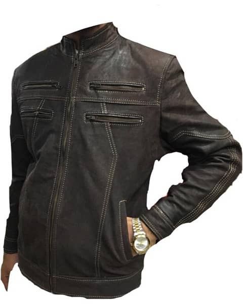 Leather jacket for men. Different Styles and Different colours. 2