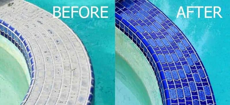 "SWIMMING POOLS TILES CLEANING SOLUTION (IMPORTED)" 4
