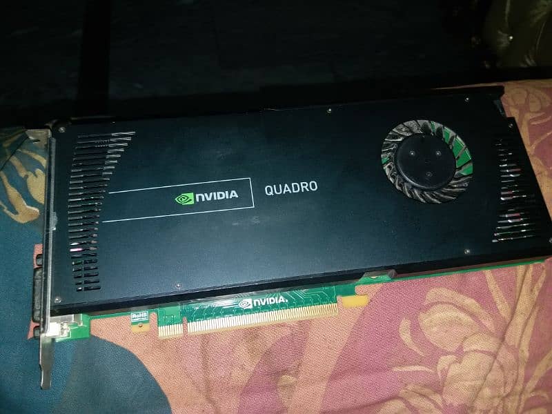 GPU Nvidia Quadro 4000 2gb ddr5 256  bit 2