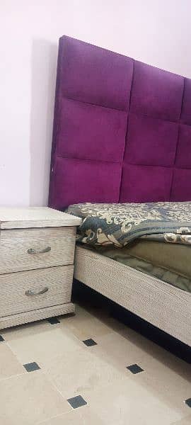 used puffy bed without mattress