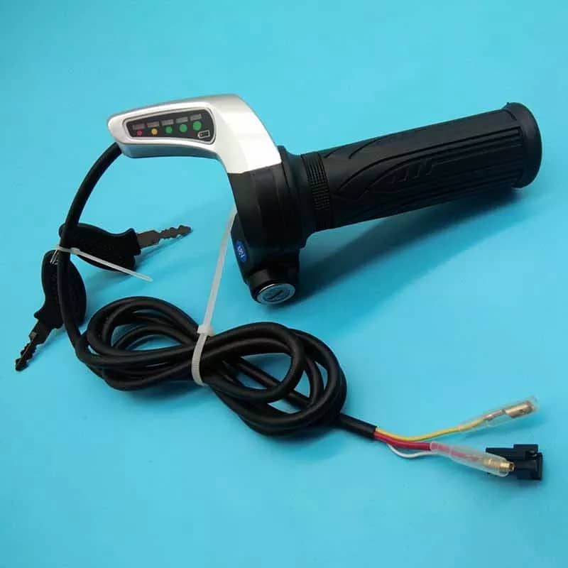 Electric Bike Bicycle Rickshaw Throttle 48V Accelerator with Lock Key 2