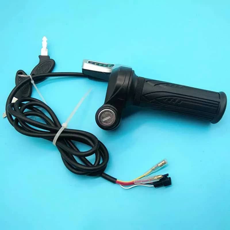 Electric Bike Bicycle Rickshaw Throttle 48V Accelerator with Lock Key 3