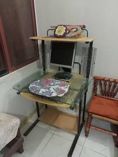 used study table with chair