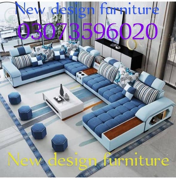 new design sofa u shape full sating sale in 7