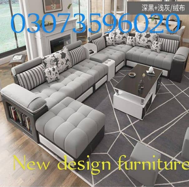 new design sofa u shape full sating sale in 17