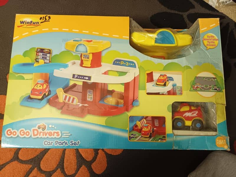 WinFun Car parking Set with 1 toy car included in box 0