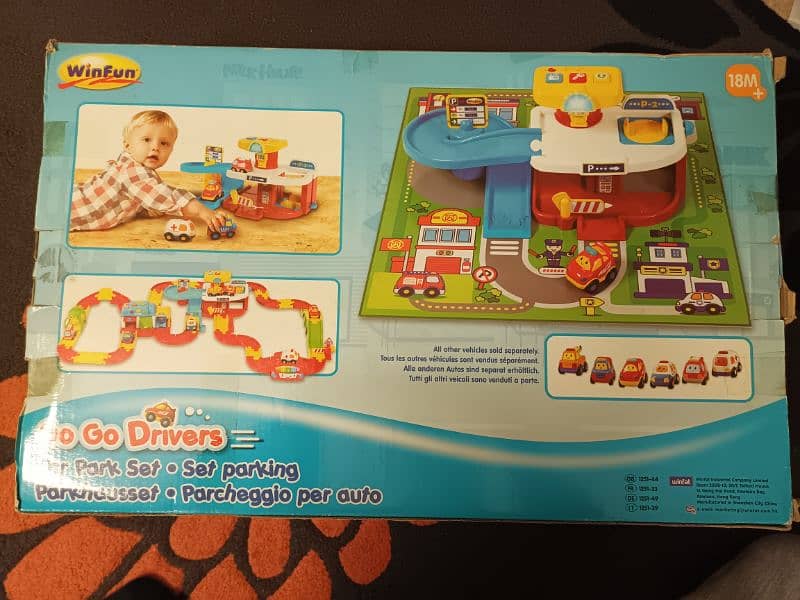 WinFun Car parking Set with 1 toy car included in box 1