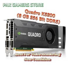 Nvidia Quadro K5200 (8-GB 256-Bit DDR5)Best For Video Rendering Card