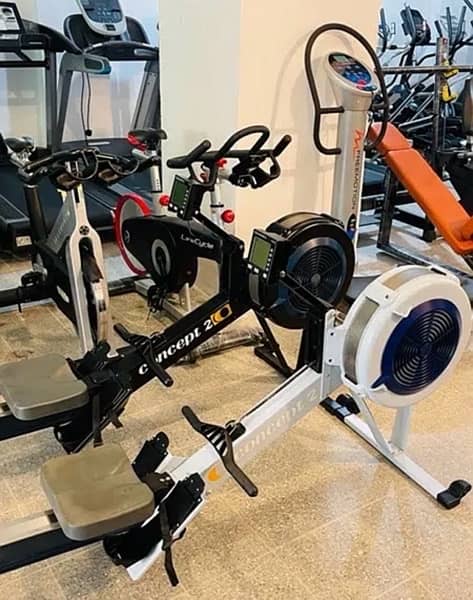 Treadmill,elliptical,upright bike,spin bike, recumbent bike available. 2