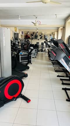 Treadmill,elliptical,upright bike,spin bike, recumbent bike available.