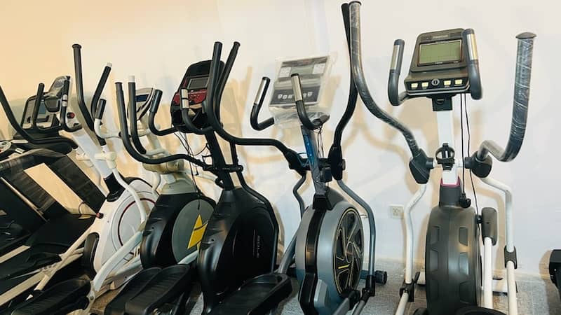 Treadmill,elliptical,upright bike,spin bike, recumbent bike available. 12
