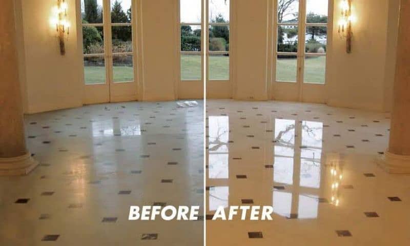 Floor Polish Marble/Chips/tiles/Concrete/Epoxy 3
