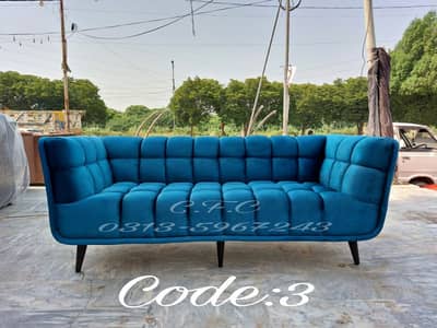 Sofa Set 7n5 Seater Blue fish. . discount Offer till 31december 2022 1