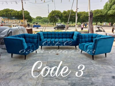 Sofa Set 7n5 Seater Blue fish. . discount Offer till 31december 2022 2
