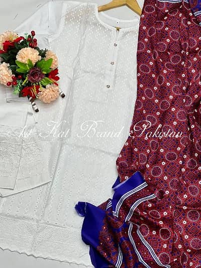 SINDHI AJRAK DAY SPECIAL 

FULL 3PECS SUITS WITH CUT WORK