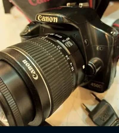 Cannon DSLR 450 D Camera with Lense and Asseccories