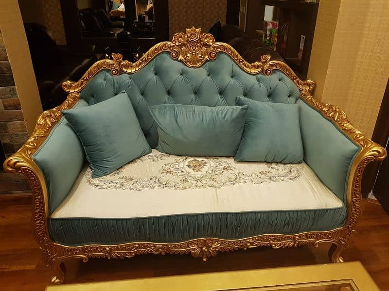 Royal Side curved Sofa set 1