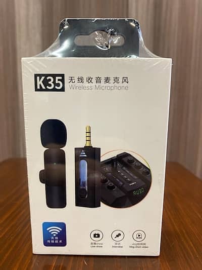 K35  dpopular Noise Reduction mic and 26cmring light with stand 1