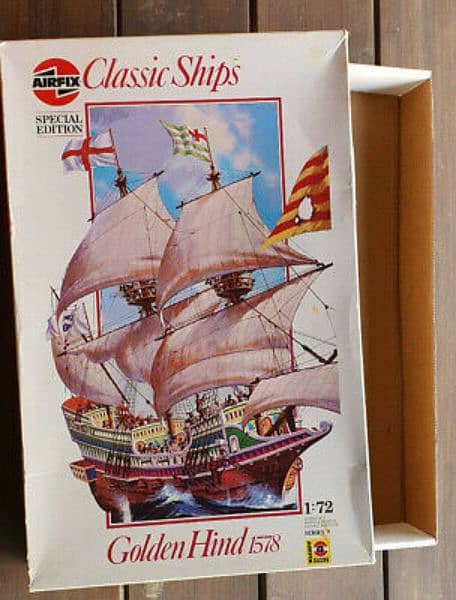 Airfix Model Boat Classic Ships Golden Hind 1578 each : 1:72 4