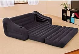 Intex sofa cum bed Velvet 3 Seater Inflatable S