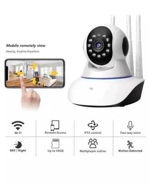 V380 IP Camera Three Antennas 1080P Wifi Camera 03020062817 0