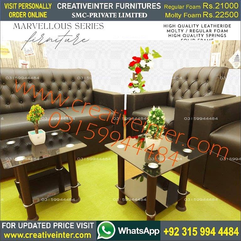 Sofa set best bed dining office table chair cupboard coffee center 18