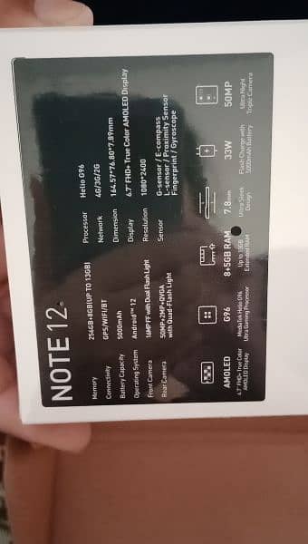 Infinix Note 12 G96 (8+5 RAM & 256 ROM) 7