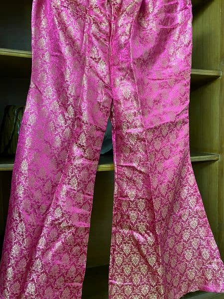 Fancy Net Sharara/Jamawar Garara/Trouser/Capri/Bell bottom for women 8