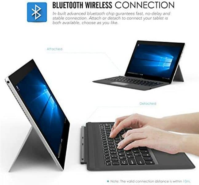 Microsoft Surface Pro 7/Pro 6/Pro 5/Pro 4/Pro 3, surface Go Keyboard 2