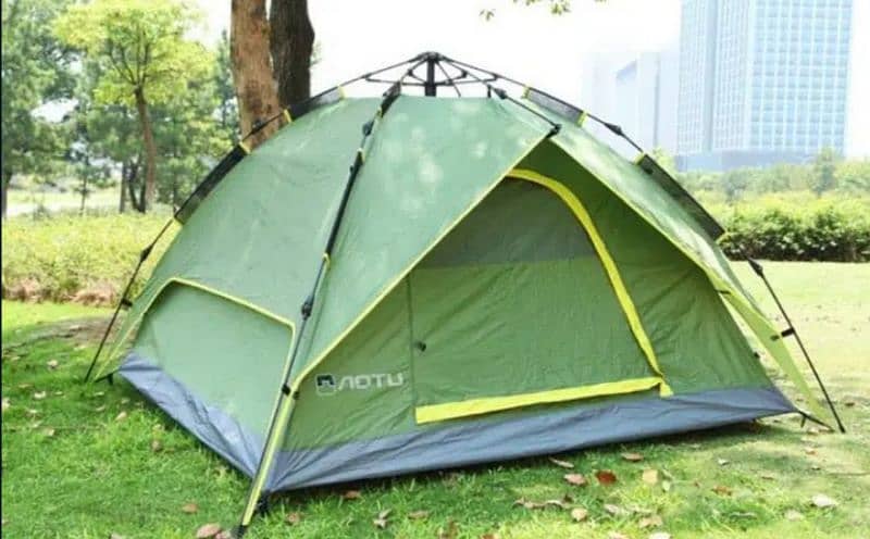 Double Layer High Quality Auto Camping Tent 3