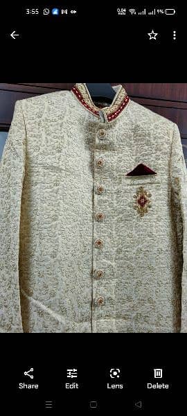 sherwani with khussa and turban 0