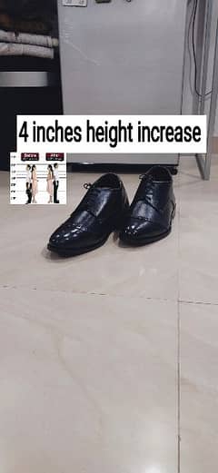 4 inches height increase 0