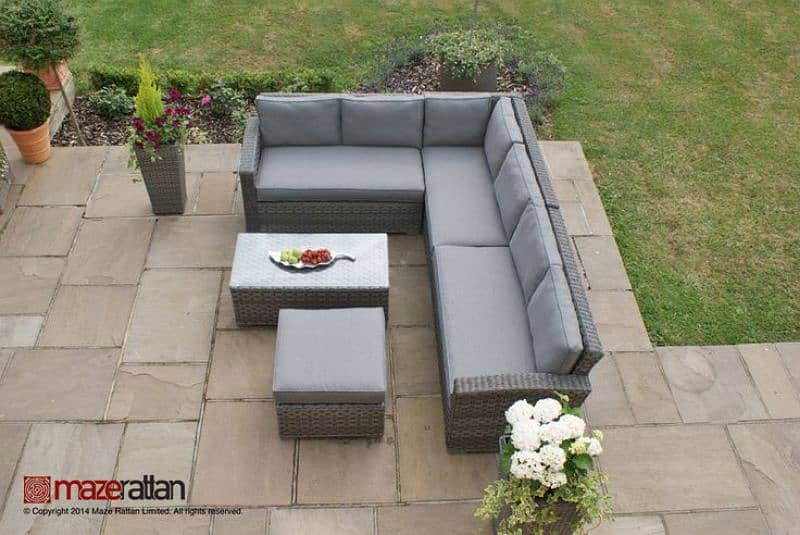 rattan sofa sets/5 seater sofa/sofa chairs/center tables/Garden chairs 11