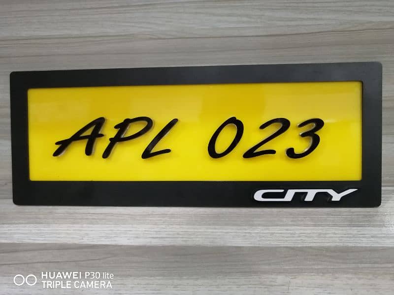 Bike numberplate / fancy number plate for bike / styles bike plate / 9