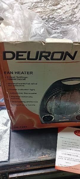 electric heater deuron like new 0