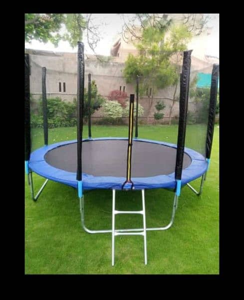 8 ft Trampoline with Safety net. 03334973737 0