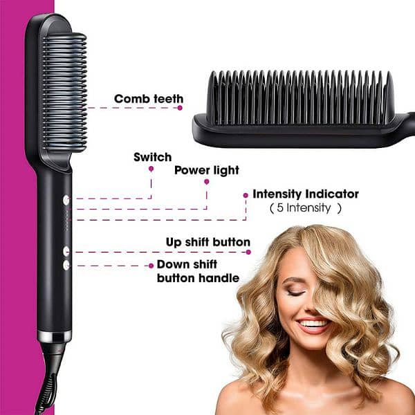 Hair Straightener Brush (Brand New) 1