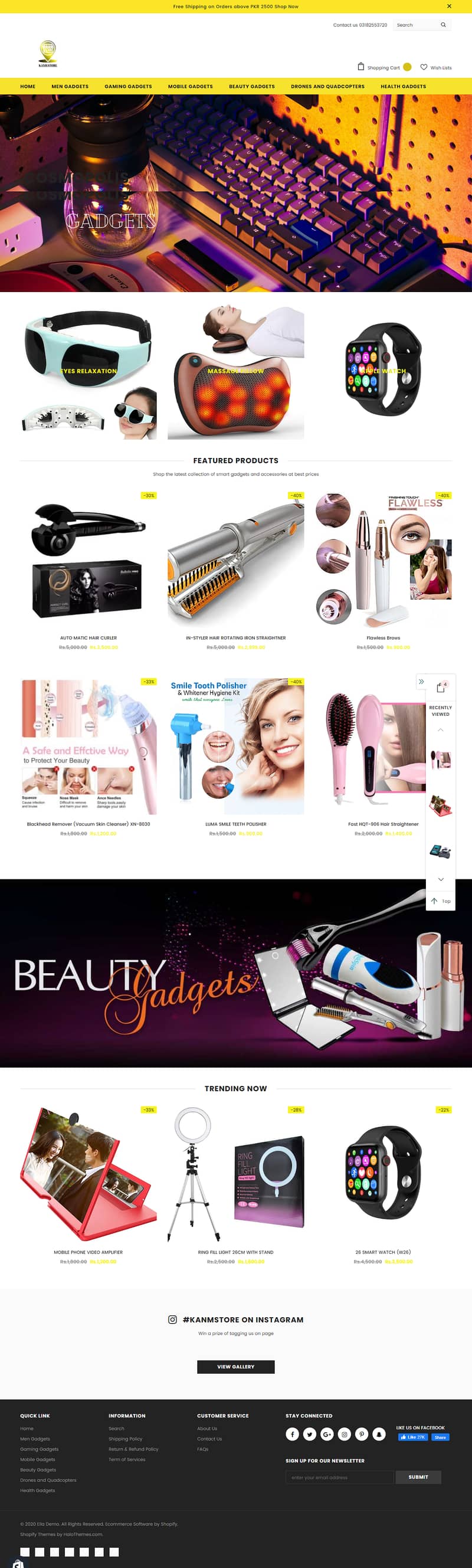 Shopify/Wordpress 9