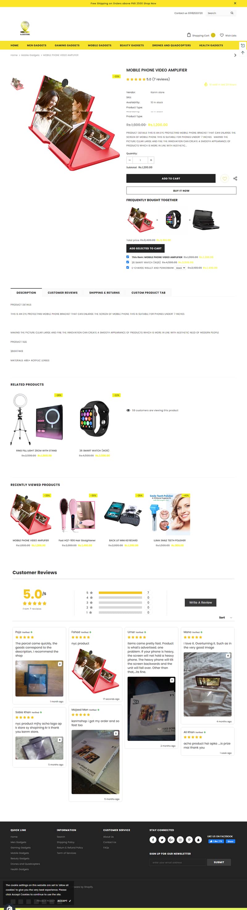 Shopify/Wordpress 10