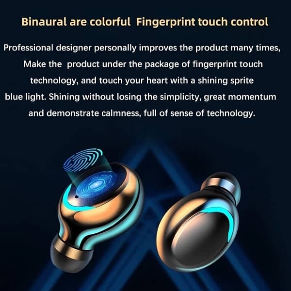 Bluetoth Earbud with Power Bank 2 in 1 3