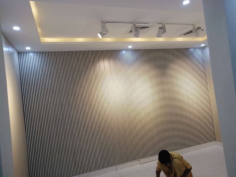 False Ceiling, wallpaper, curtain, window blinds Pvc sheets Glass work 16