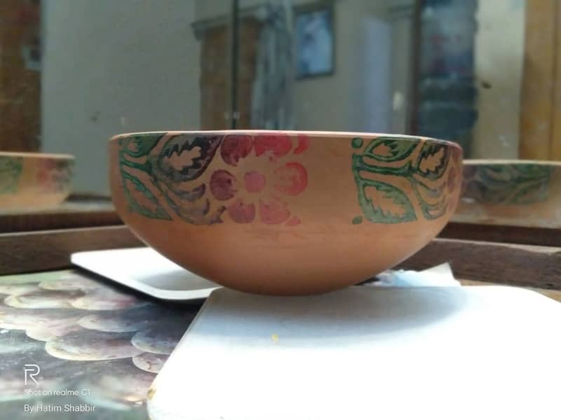 RED and WHITE CLAY POTTERY and MARTABAN (Achar ka Martaban) 3