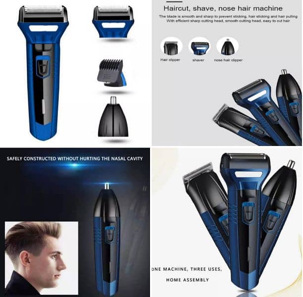 Dingling Kemei Hair dryer straightene iron Beard Trimmer Shaver Machin 10