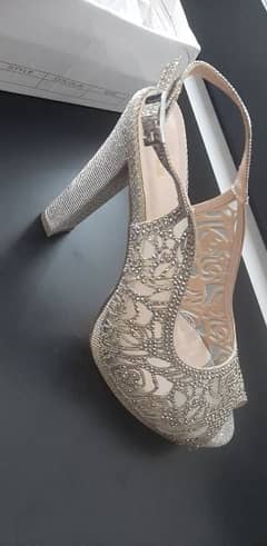 Branded bridal heels