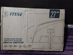 MSI OPTIX G27C5 compatible for PS5 and Xbox  120 fps Support