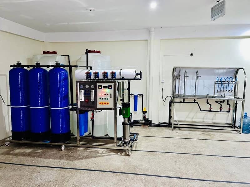 Mineral water plant. Drinking water plant 1000. RO plant 2